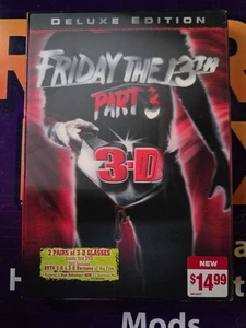 Friday the 13th: Part 3 - 3D Deluxe Edition (DVD, 2009) Sealed with 3D Glasses - Imagen 1 de 3