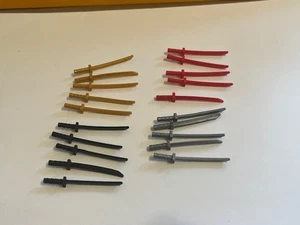 LEGO Minifigure Lot 20 Sword/Katana - Picture 1 of 5