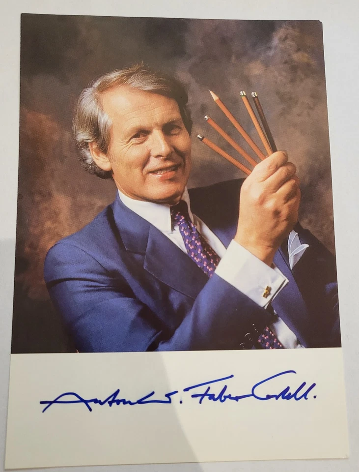 Anton-Wolfgang Graf von Faber-Castell  († 2016) deutscher Unternehmer - Bild 1 von 1