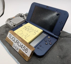 【Excellent5】Dual IPS NEW Nintendo 3DS LL XL Game Console -Metallic blue From Jp - Picture 1 of 21