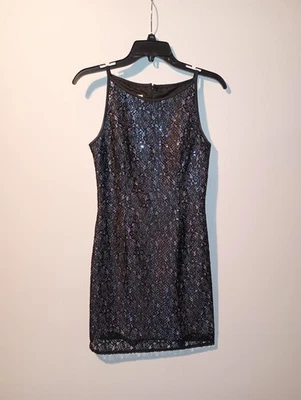 Vestido Jessica McClintock Gunne Sax Fiesta Navidad Año Nuevo Brillo 🌨️ Foto 1 de 4