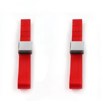 Kit de cinturón de seguridad con canastilla roja Ford Mustang 1964-1966 avión 2pt - 2 cinturones Foto 1 de 4