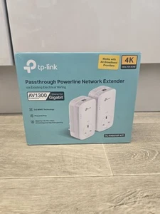 TP Link Powerline Adapter TL-PA8010P Kit Network Extenders 1300AV **BNIB** - Afbeelding 1 van 3
