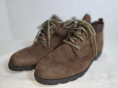 Zapatos cómodos con cordones Cobbie Cuddlers 8 W para mujer de cuero suave marrón Foto 1 de 4