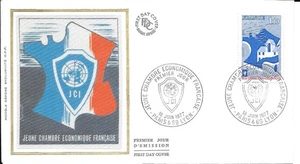 FRANCE 1977 FDC JEUNE CHAMBRE ECONOMIQUE FRANCAISE YT 1942 - Imagen 1 de 1