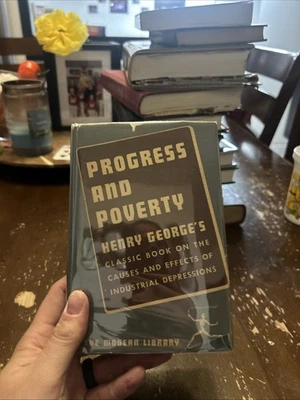 Progress and Poverty Henry George 1938 Stated First Modern Library Edition #36/6 - Image 1 of 3