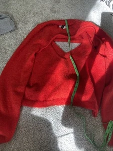 Mujer BP. Vestido suéter rojo talla: XL PRECIO DE VENTA SUGERIDO POR EL FABRICANTE: 49 - Imagen 1 de 4