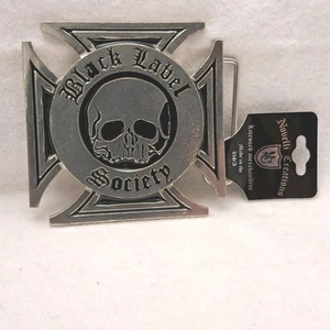 Black Label Society Belt Buckle Licensed, Rare, Black Vintage NEW - Picture 1 of 9