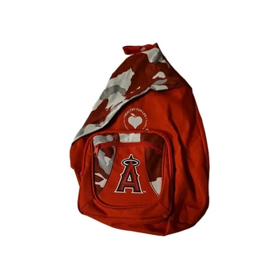 Los Angeles Angels Camo Shoulder Sling backpack / lunchbag - Stadium Giveaway - Image 1 of 2