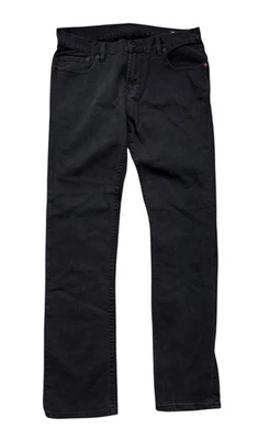 Pantalones de mezclilla Fox Racing para hombre talla 34x33 negros T-Rex ajustados rectos tiro bajo flexibles Foto 1 de 4
