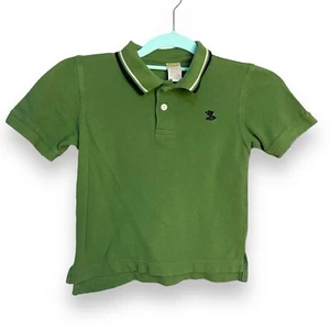 Gymboree Polo Shirt Boys 5 Green Embroidered Casual Preppy Academia School Top - Picture 1 of 8