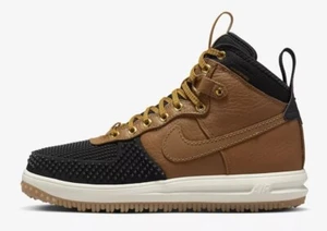 Nike Lunar Force 1 Duckboot Black Ale Brown 805899-202 Men's Size 8.5 New - Picture 1 of 9