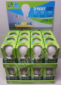3-way LED Light Bulbs Warm White 3000k 40w 60w 100w Equivalent 4/8/14W E26 QTY24 - Picture 1 of 12