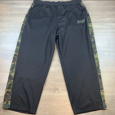 Pantalones deportivos MMA Elite vintage camuflados pierna ancha para hombre 2XL negros entrenamiento de kick boxeo Foto 1 de 4