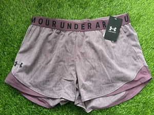 UNDER ARMOUR WOMENS PLAY UP TWIST SHORTS SIZE LARGE NWT - Picture 1 of 3
