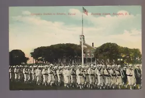Newport RHODE ISLAND c1912 U.S. NAVY PARADE Seaman Apprentice Review SAILORS B1 - Picture 1 of 2