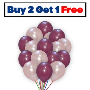 50X Latex PLAIN BALOON helium 10 INCH BALLOONS Birthday Wedding Party Balloons - Picture 1 of 57