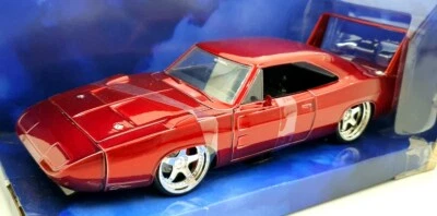 Jada 1/24 Scale Diecast 97060 - Dom's Dodge Charger Daytona - Metallic Red - Image 1 of 4