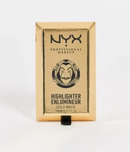 NYX x Money Heist Limited Edition Powder Highlighter Gold New Sealed - Picture 1 of 4
