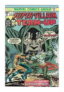 SUPER-VILLAIN TEAM-UP #1 --- DOCTOR DOOM! SILVER SURFER! HI-GRADE! 1976! NM - Picture 1 of 4