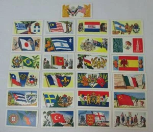 DOMINO ZIGARETTENKARTEN KOMPLETTSATZ - LES PRODUITS DU MONDE - 1961 - Bild 1 von 8