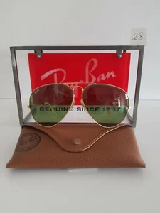 NR.28 RAY BAN COCKPIT VINTAGE BRILLE SEHR AUßERGEWÖHNLICHE BÜGEL AUS SAMMLUNG  - Bild 1 von 12