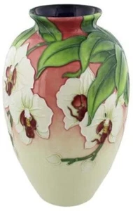 Old Tupton Ware Morning Orchid Design Vase 20cm TW6911 - Picture 1 of 1