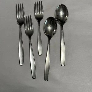 Rogers Cutlery Creation Pattern International Silver Spoons Forks Set of 5 - Picture 1 of 7