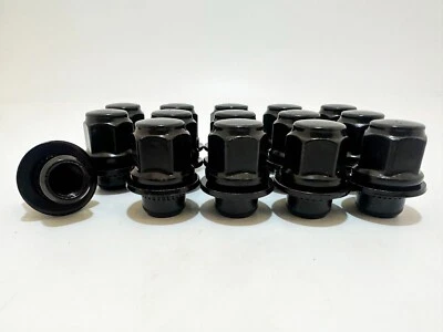 24 peças ajuste Toyota 4runner Tacoma OEM fábrica Mag porcas pretas roda 12x1.5 6x5.5 - Imagem 1 de 4