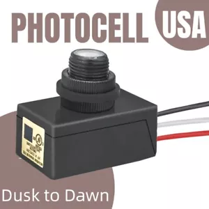 Sensore fotocellula girevole esterno Dusk To Dawn 120 V controllo luce fotocellula - Foto 1 di 10