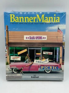 BannerMania Creative Workshop Series Broderbund 5.25” Disk Apple II Software '93 - Picture 1 of 4