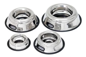 Karlie Tip Top Spritzschutznapf mit Griff Edelstahlnapf versch. Größen - Bild 1 von 5