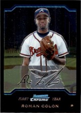 2004 Bowman Chrome Roman Colon Baseball Cards #BDP30