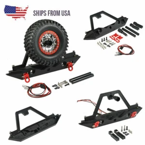 Metal Alloy Rear Bumper For TRX-4 Axial SCX10II 90046 RC Crawler US - Picture 1 of 9