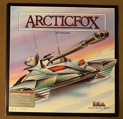 Arcticfox Electronic Arts for Apple II+,IIe,IIc,IIgs 1986 Battlezone type game - Image 1 of 3