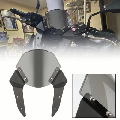 Parabrisas con soporte de montaje para Kawasaki Z 800 Z800 2013-2016 Smoke Foto 1 de 4