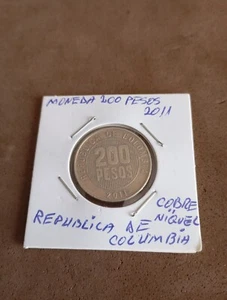 COLOMBIA 🇨🇴 200 PESOS 2011 Cobre_Niquel Km 131 - Imagen 1 de 2