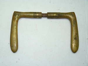 Paar Türdrücker / Türgriffe Bauhaus (1) - Messing - Bild 1 von 4