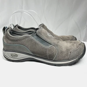 Chaco J104818 Gris Sin Cordones Gamuza Mocasines Zapatos Botas Mujer 11 *Plantillas Reemplazadas - Imagen 1 de 12