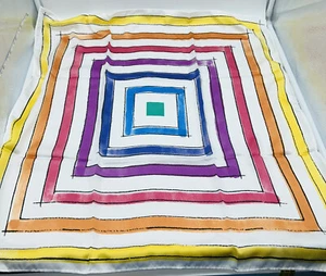 Lularoe Logo Schal Happy Birthday 5. Jahr Jubiläum bunte Quadrate Lmt'd Ed - Bild 1 von 4