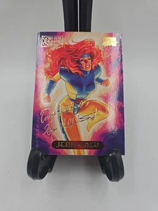Marvel Masterpieces Jean 1994 lámina de oro gris serie Signature #45 - Imagen 1 de 9