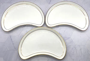 1982 Royal Worcester Contessa Goldrand Halbmond Teller 8-1/4" - 3er Set - Bild 1 von 21