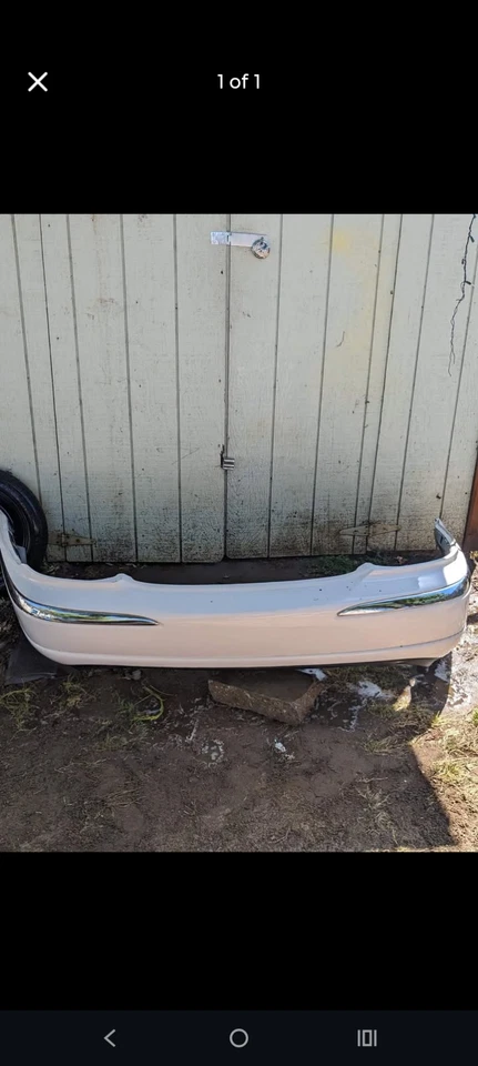 2001 2002 03 2004 2005 06 2007 2008 Jaguar X-Type parachoques trasero blanco Foto 1 de 1