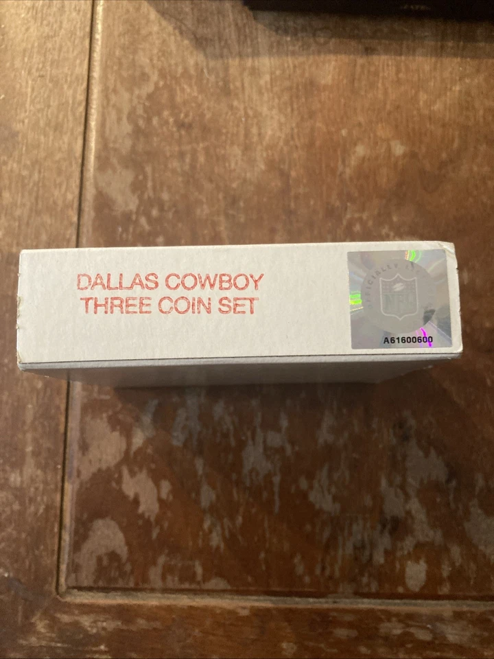 Juego de monedas Dallas Cowboys - Aikman, Smith, Sanders - #2261/2500 - Licencia NFL  Foto 1 de 4