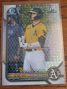 2022 Bowman Chrome Prospects Mega Box Mojo Refractor BCP-89 Max Muncy - A's - Picture 1 of 2