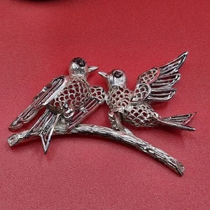 Colgante de pájaro flotante de plata esterlina Italia firmado vintage ALICE CAVINESS *LEER* - Imagen 1 de 19