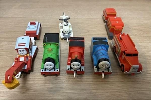 Thomas and Friends Plarail Character Set Lot of 6 Percy James Harold Cranky - Picture 1 of 1