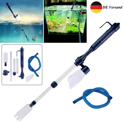 MARKENLOS Elektrische Aquarium Bodenreinigung Reiniger Staubsauger Kiesreiniger Pumpe Set