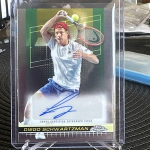 2024 Topps Chrome Tennis Diego Schwartzman Autogramm #TCA-DSN - Bild 1 von 2