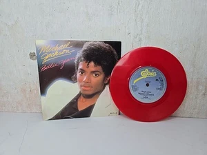 MICHAEL JACKSON 7 Inch 45 Billie Jean 1983 Epic uk Red Color vinyl - Picture 1 of 5